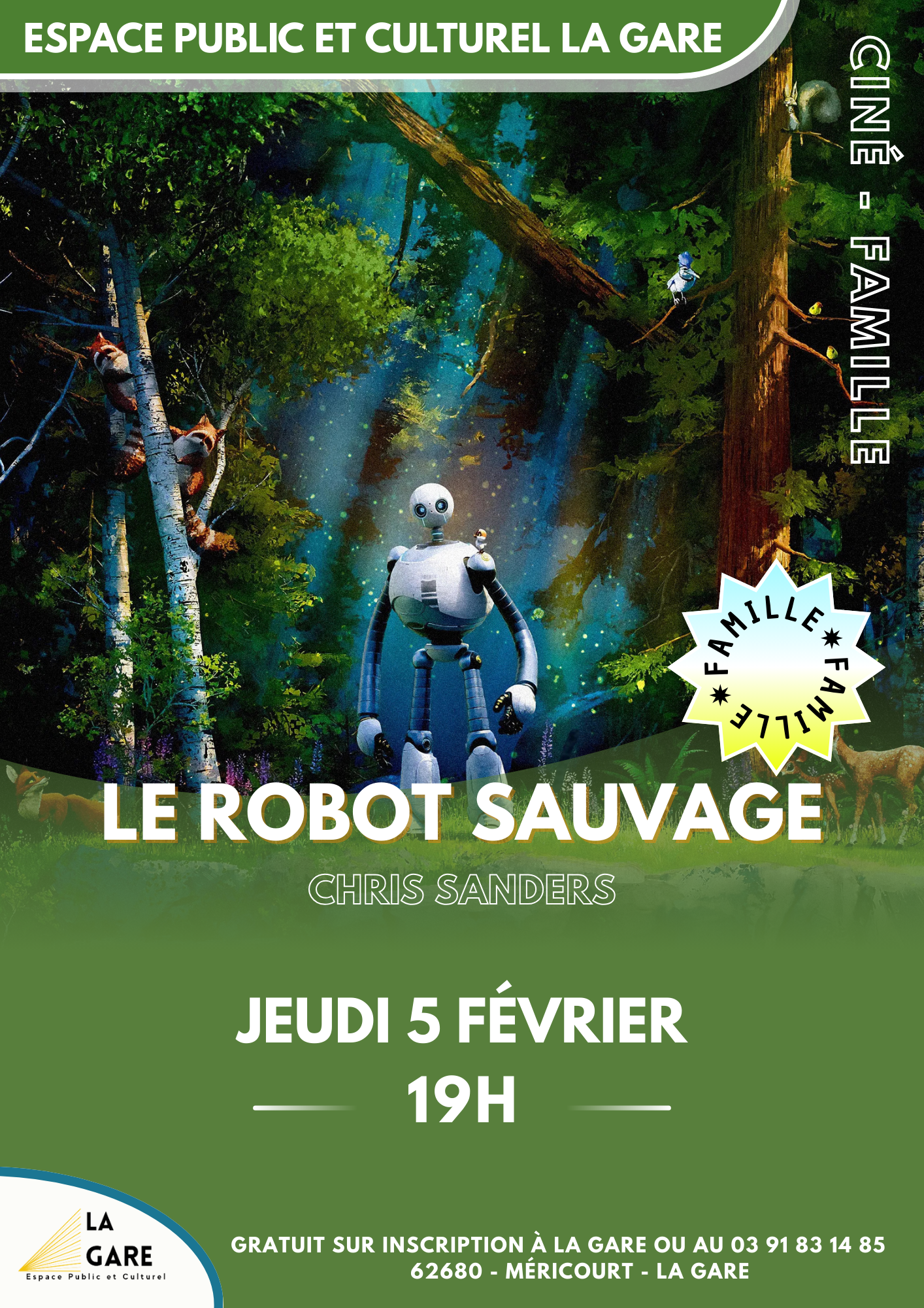 le robot sauvage film d'animation