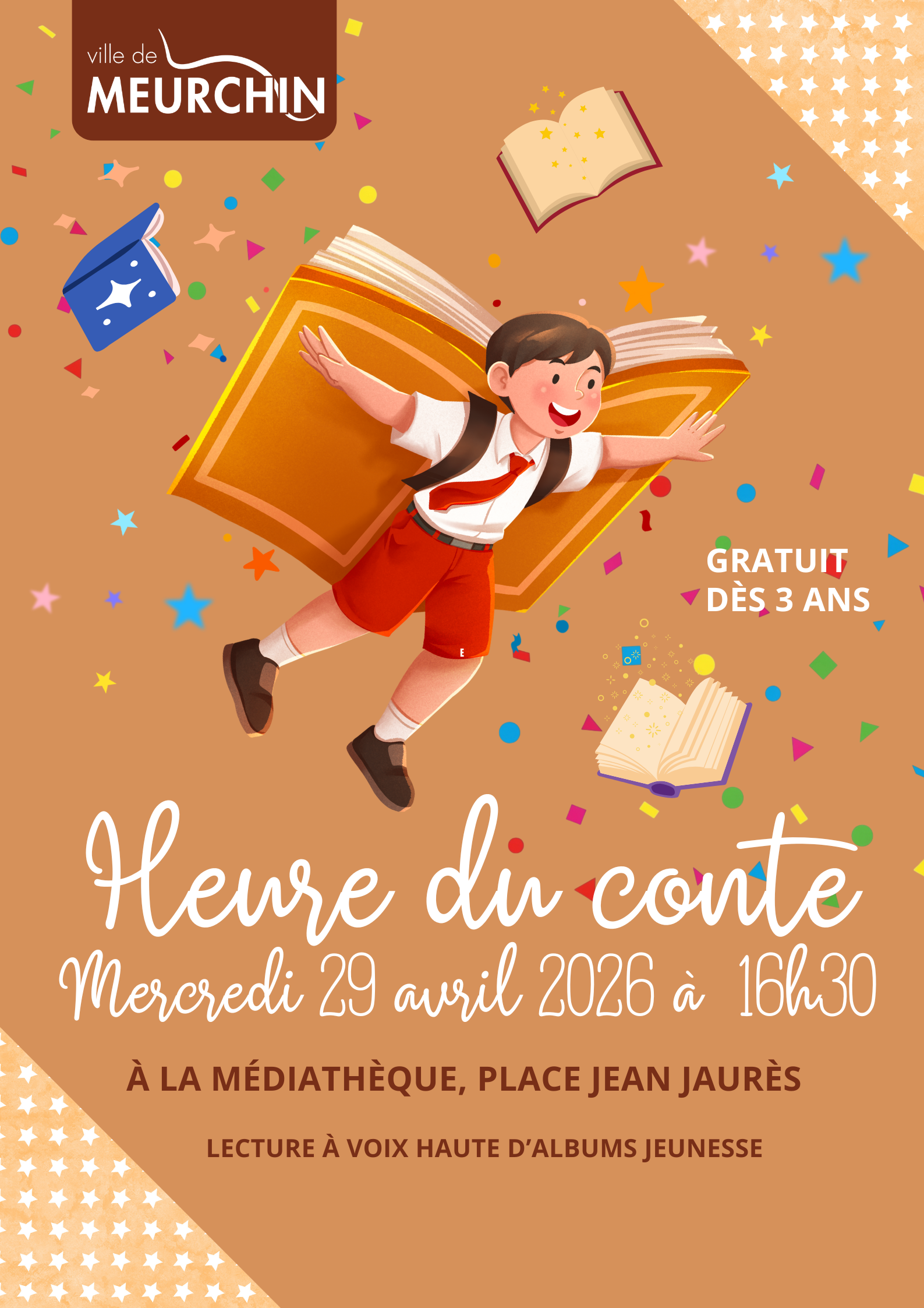 Heure du conte - Lecture à voix haute d'albums jeunesse