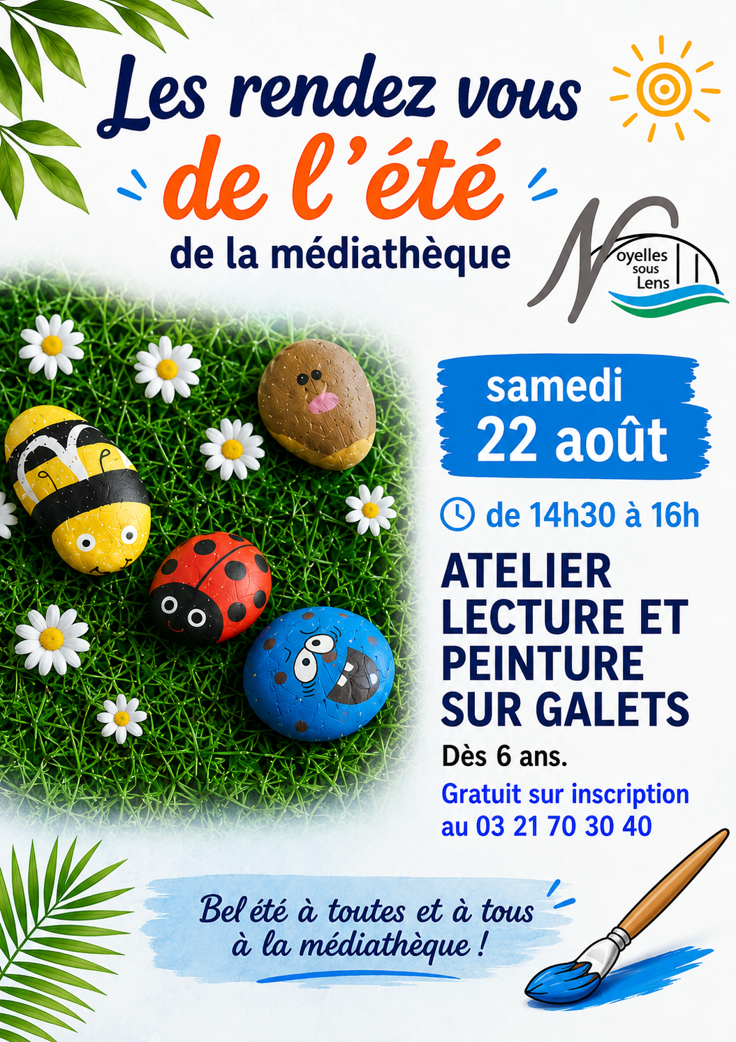 Atelier peinture sur galets