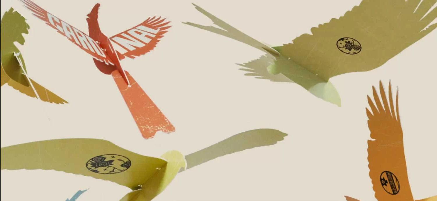 oiseaux de papier
