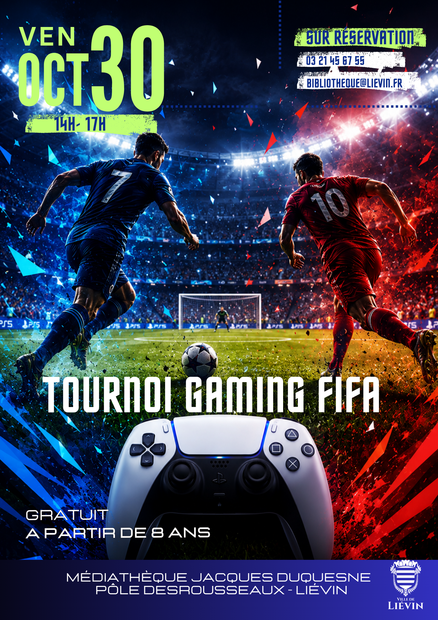 Affiche tournoi console