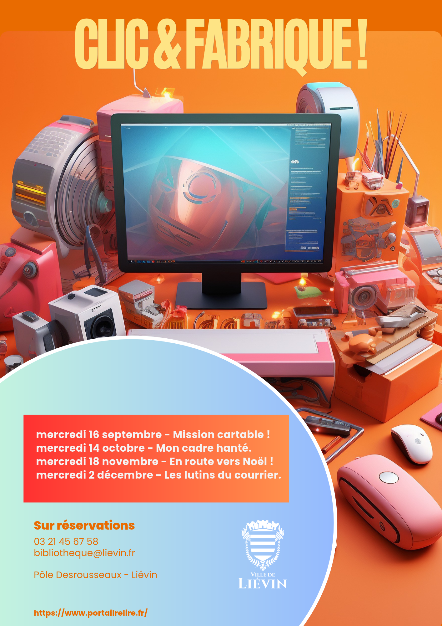 Affiche clic & fabrique
