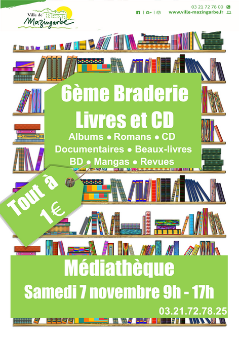 6ème Braderie aux livres & CD
