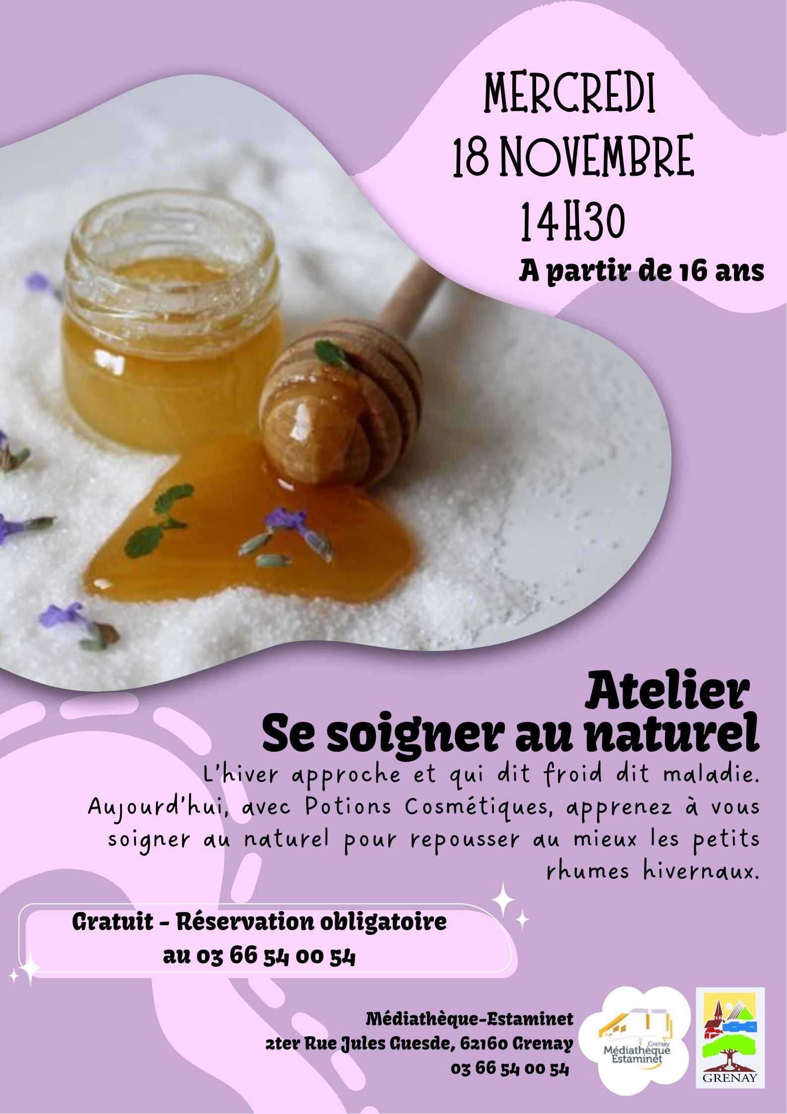l'hiver approche et qui dit froid dit maladie.Aujourd'hui , avec Potion Cosmétiques, apprenez à vous soigner au naturel pour repousser au mieux les petits rhumes hivernaux. 