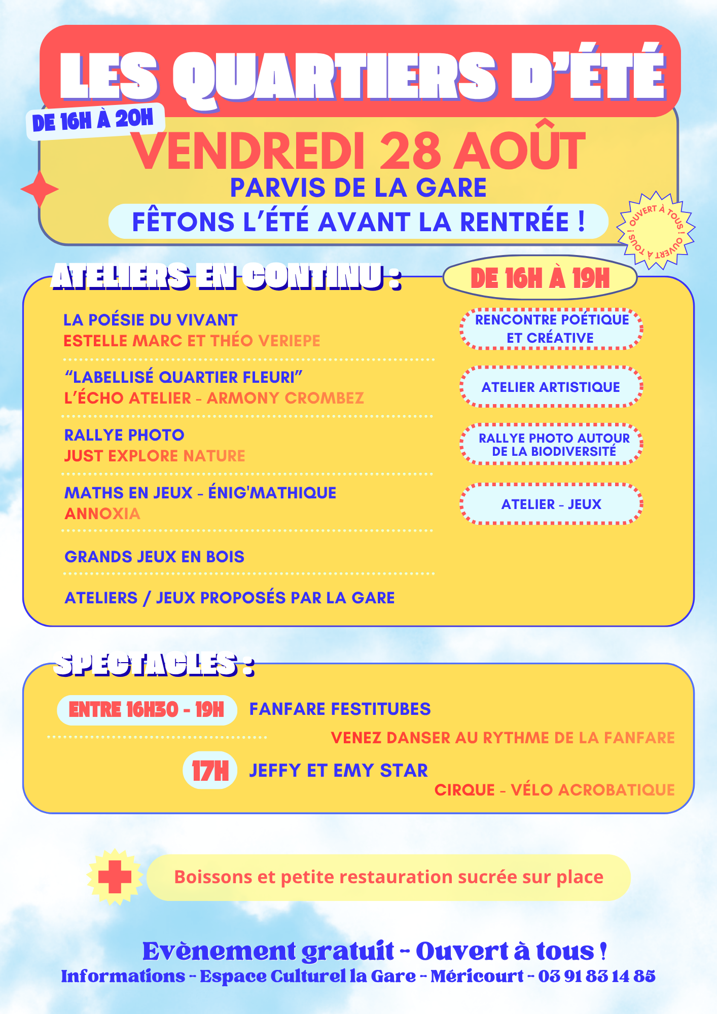 programme 28 Août