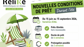 Nouvelles conditions de prêts durant l'été